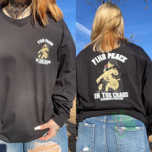 XL Find Peace EXCLUSIVE Long Sleeve READY TO SHIP