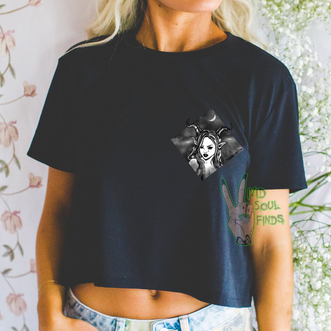 Devilish Thoughts EXCLUSIVE VSF Crop Top